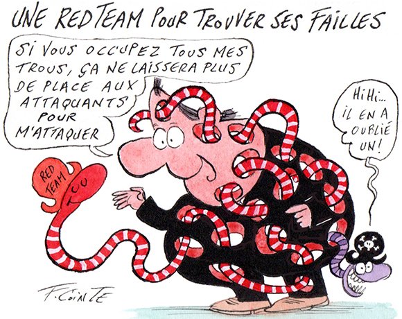 Dessin: Le choix de l’aspect offensif pour tester ses défenses.